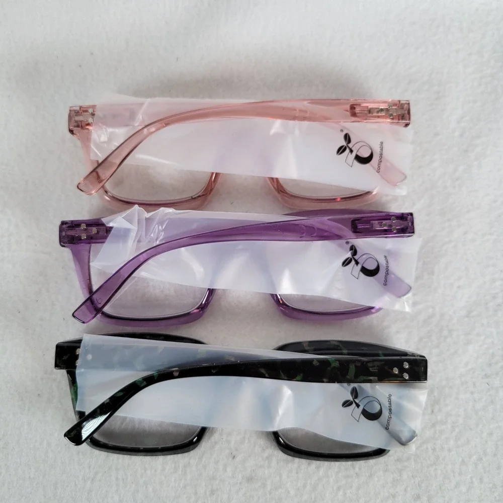 Hummingbird Women Reading Glasses Reader Santa Fe Blue Light +3.00 Green